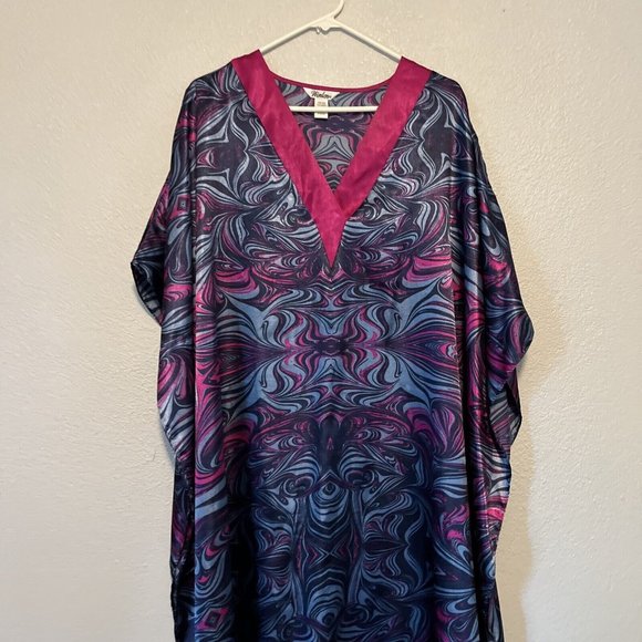 Jessica Long Caftan By Winlar Size One Size Fits Most - Picture 5 of 10